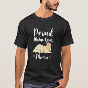 Frauen mit lustiger Maine-Coon-Grafik für Frauen u T-Shirt