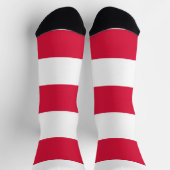 Frauen mit polnischer Flagge Socken (Oben)