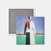 Frauen mit Rake, c.1928-32 Magnet (Vorderseite/Rückseite)
