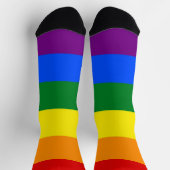 Frauen mit Regenbogenflagge Socken (Oben)