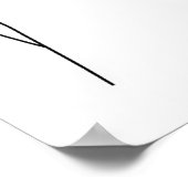 Frauen mit roten Lippen und roten Nägeln Kunst Poster (Ecke)