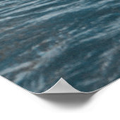 Frauen mit schwarzem Bikini stach auf dem Körper v Poster (Ecke)