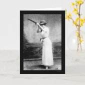 Frauen mit Shotgun 1914 Karte (Gelbe Blume)