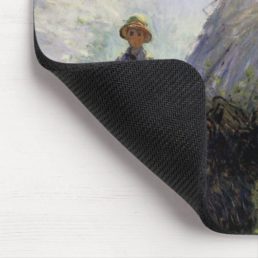 Frauen mit Sonnenschirm ~ Madame Monet mit ihrem S Mousepad (Ecke)