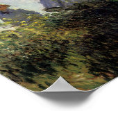 Frauen mit Sonnenschirm ~ Madame Monet mit ihrem S Poster (Ecke)