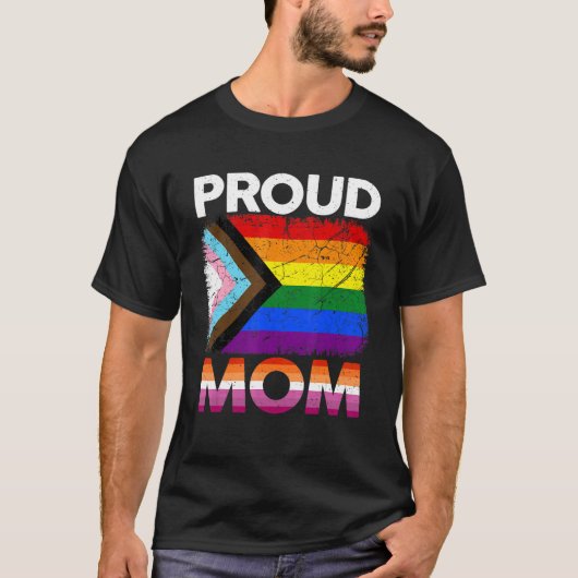 Frauen mit Stolz Mama Transgender Pride Lesbian Fe T-Shirt (Vorderseite)