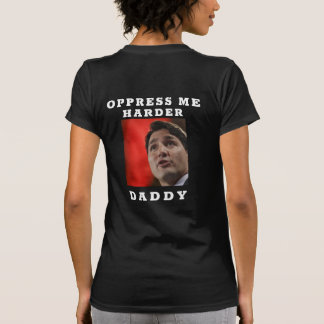 Frauen mit Trudeau-T - Shirt