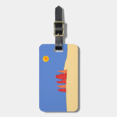 Frauen mit Wasser in der Thar-Wüste - Rajasthan Gepäckanhänger (Vorderseite vertikal)