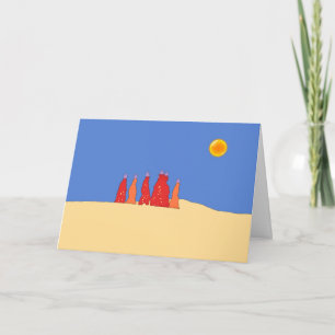 Frauen mit Wasser in der Thar-Wüste - Rajasthan Karte