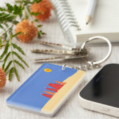 Frauen mit Wasser in der Thar-Wüste - Rajasthan Schlüsselanhänger (Vorderseite rechts)