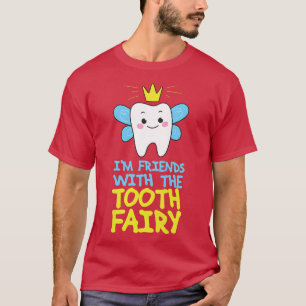 Frauen mit Zahnarztmagent Fairy Dententent T-Shirt