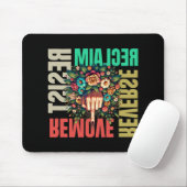 Frauen Mittelfinger entfernen Reverse Reclaim Resi Mousepad (Mit Mouse)