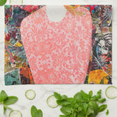 Frauen Mixed Media Inspiration Kunstküche Handtuch (Gefaltet)