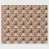 Frauen Moderne Pop Kunstästhetik Design T - Shirt Geschenkpapier (Flach)