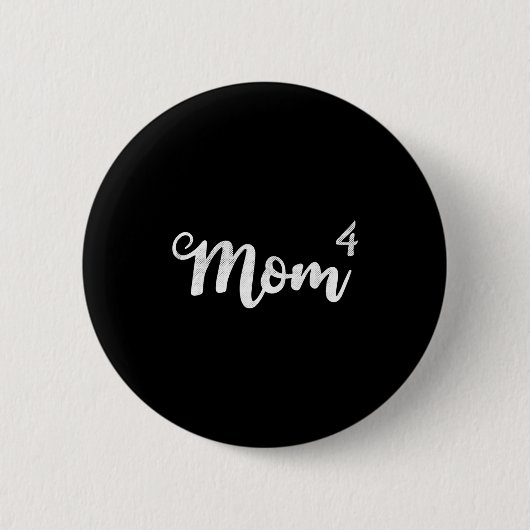 Frauen mom4 Mutter von 4 Mutter von vier Kindern M Button (Vorderseite)
