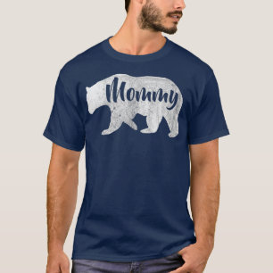 Frauen Mommy Bear Phantastisches Camping T-Shirt