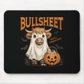 Frauen Moo... I Gemein Boo Bullsheet Highland Cow  Mousepad (Vorne)