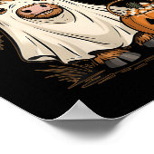 Frauen Moo... I Gemein Boo Bullsheet Highland Cow Poster (Ecke)