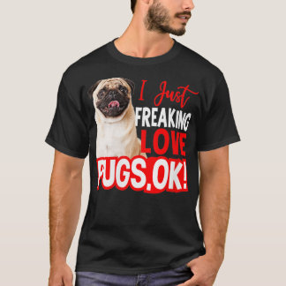 Frauen Mops Liebhaber Geschenke T-Shirt