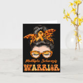 Frauen Ms Warrior Multiple Sklerose-Bewusstsein Karte (Gelbe Blume)