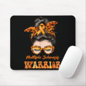 Frauen Ms Warrior Multiple Sklerose-Bewusstsein Mousepad (Mit Mouse)