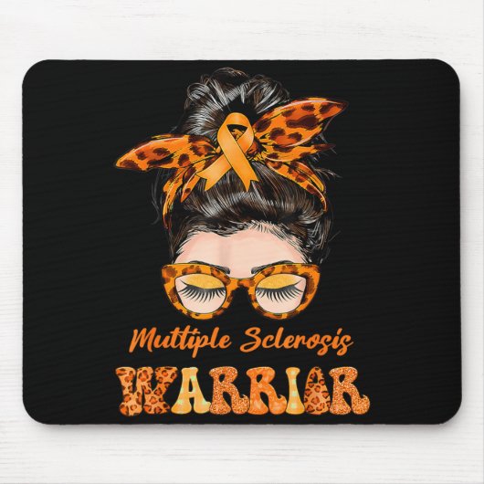 Frauen Ms Warrior Multiple Sklerose-Bewusstsein Mousepad (Vorne)