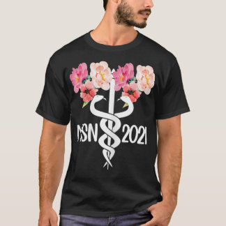 Frauen MSN 2021 Caduceus Master of Science in nur T-Shirt