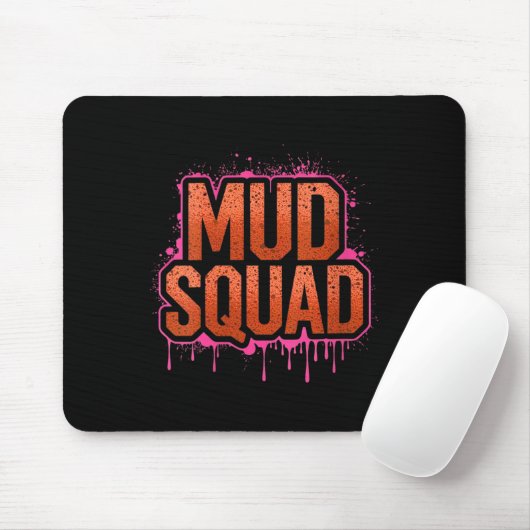 Frauen Muddy Mud Run Squad Mudding Running Mousepad (Mit Mouse)