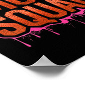 Frauen Muddy Mud Run Squad Mudding Running Poster (Ecke)