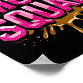 Frauen Muddy Mud Run Squad Mudding Running Poster (Ecke)