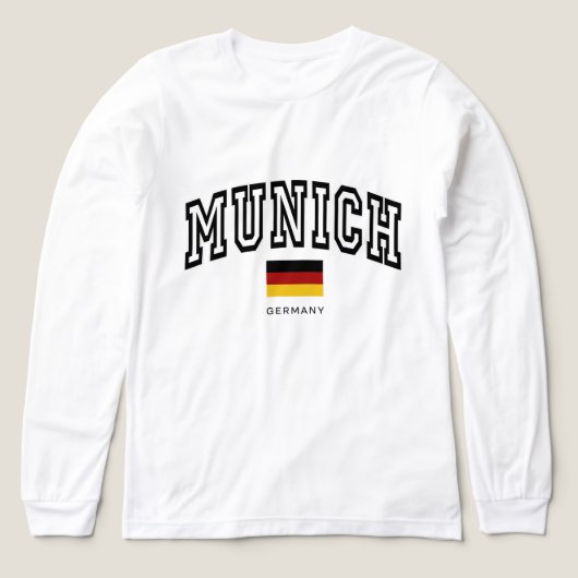 Frauen München Deutschland Tri-Blend Shirt (Design Vorderseite)
