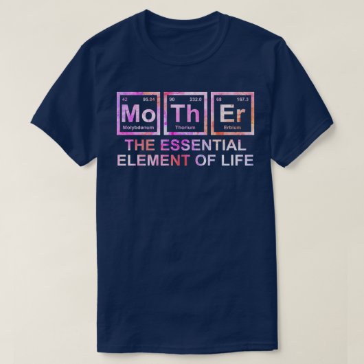 Frauen Mutter das wesentliche Element der Mama Leb T-Shirt (Design vorne)