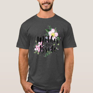 Frauen Mutter der Braut Florale Hochzeitsfeier T-Shirt