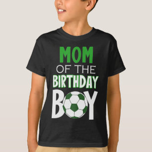 Frauen Mutter des Geburtstagsjungen Fußballmutter T-Shirt