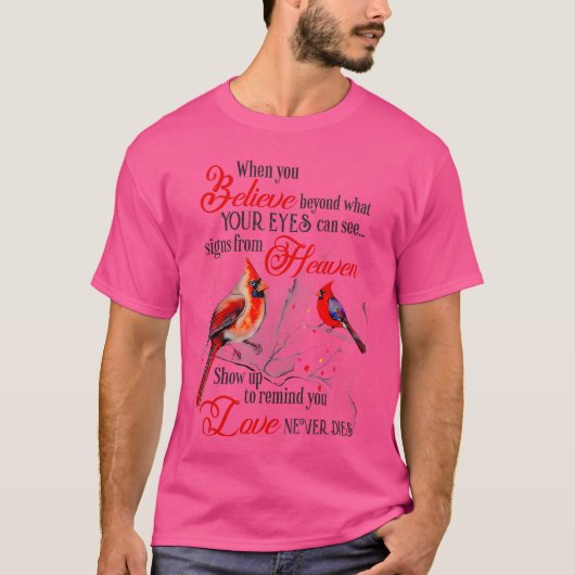 Frauen Mutter Freund Christlich Religiös Kardinal T-Shirt (Vorderseite)