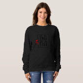 Frauen-Mutter-Herzen Mutterliebe Rahmen Sweatshirt (Vorne ganz)