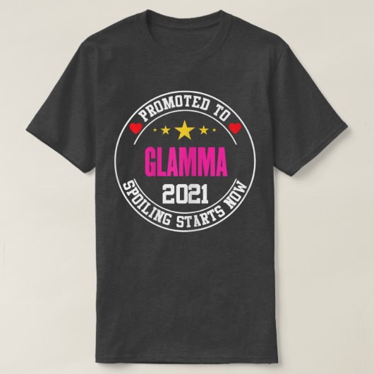 Frauen nach Glamma, neuer Großmutter  T-Shirt (Design vorne)