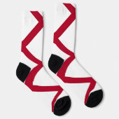 Frauen nachhaltige Crew Socken mit Alabama-Flagge (Rechts)