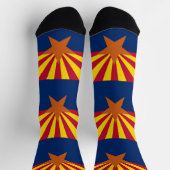 Frauen nachhaltige Crew Socken mit der Flagge von (Oben)