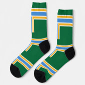 Frauen nachhaltige Socken mit der Flagge von Portl (Linkes Detail)