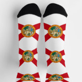 Frauen nachhaltige Socken mit Florida-Fahne (Oben)