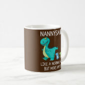 Frauen Nannysaurus wie eine normale Kindermädchen, Kaffeetasse (VorderseiteRechts)