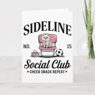 Frauen Nebenbei Sozialclub Fußball-Mama Spieltag _ Karte