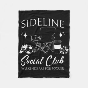 Frauen Nebenbei Sozialclub Fußball-Mutter Spiel-Ta Fleecedecke