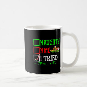 Frauen Nett Unartig Ich Habe Santa Ausprobiert Wei Kaffeetasse