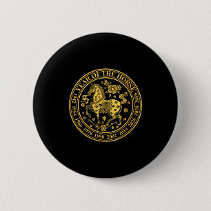 Frauen Neujahr 2026 Chinesisches Neujahr 2026 Y Button