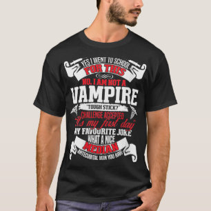 Frauen Nicht ein Vampir Lustiger Phlebotomie-Techn T-Shirt