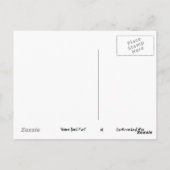 Frauen nicht Furz Postkarte (Rückseite)