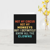 Frauen nicht mein Zirkus, nicht meine Affen, aber  Karte (Gelbe Blume)