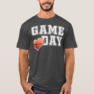 Frauen Niedlich Basketball Mama Freitagabend Game T-Shirt